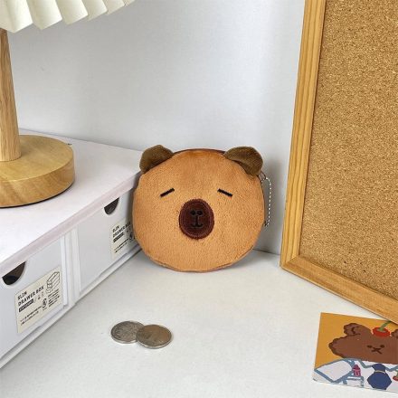 Capybara cipzáras érmetartó
